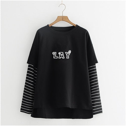 New Fashion Hip Hop Casual T-shirt Exo Monster Women Men