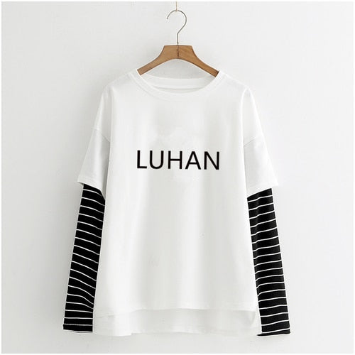 New Fashion Hip Hop Casual T-shirt Exo Monster Women Men