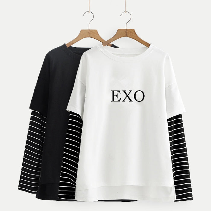 New Fashion Hip Hop Casual T-shirt Exo Monster Women Men