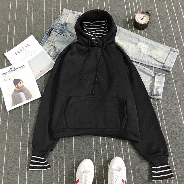 New Fashion EXO Korean Style Sweatshirt for Women Exo Kpop Clothes Casual Hoodies Letter Printed  Fleece Pullover Hooded