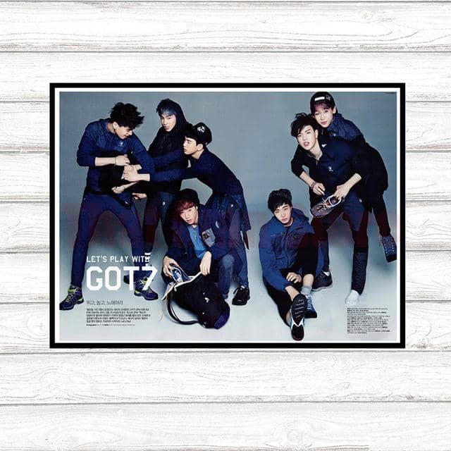 Kpop Newest New GOT 7 Kpop Posters Clear Image Prints White Cardboard Wall Stickers Home Decor GOT7 Art Poster Gift room decoration that you'll fall in love with. At an affordable price at KPOPSHOP, We sell a variety of New GOT 7 Kpop Posters Clear Image Prints White Cardboard Wall Stickers Home Decor GOT7 Art Poster Gift room decoration with Free Shipping.