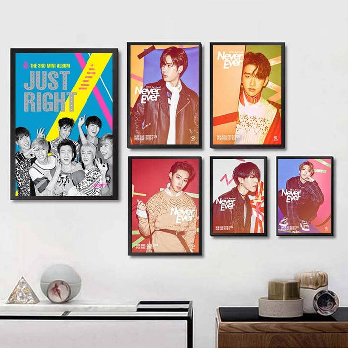 Kpop Newest New GOT 7 Kpop Posters Clear Image Prints White Cardboard Wall Stickers Home Decor GOT7 Art Poster Gift room decoration that you'll fall in love with. At an affordable price at KPOPSHOP, We sell a variety of New GOT 7 Kpop Posters Clear Image Prints White Cardboard Wall Stickers Home Decor GOT7 Art Poster Gift room decoration with Free Shipping.