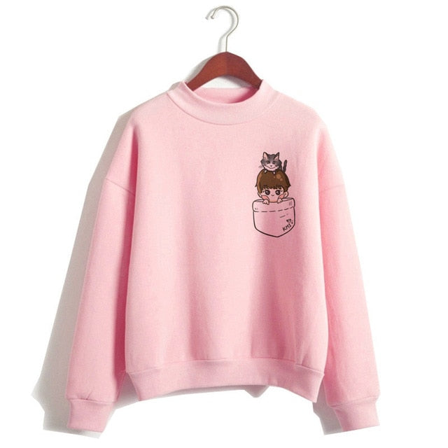 New Kpop Exo Hoodie Women Korean Style