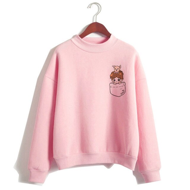 New Kpop Exo Hoodie Women Korean Style