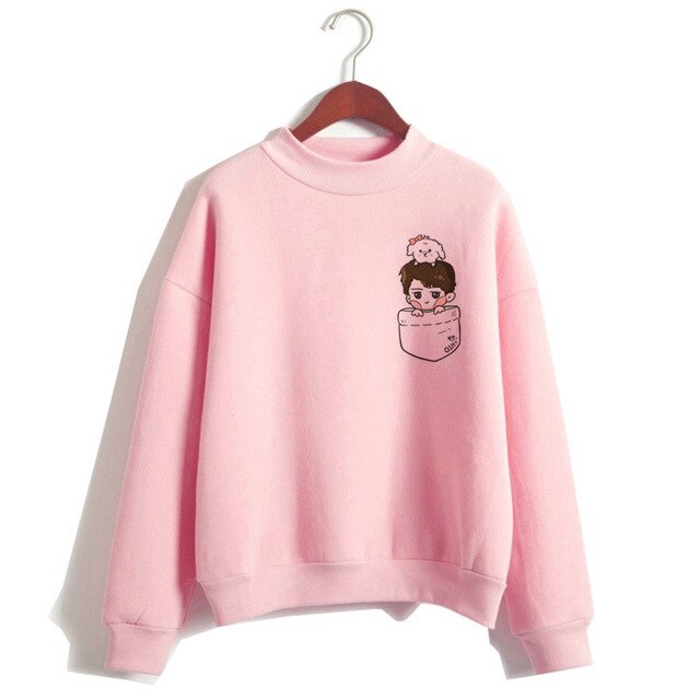 New Kpop Exo Hoodie Women Korean Style