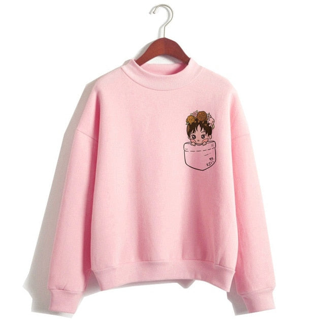 New Kpop Exo Hoodie Women Korean Style
