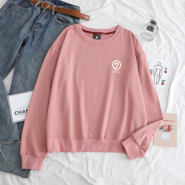 New Kpop GOT7 Fashion Design Men Women Hoodies Capless Sweatshirt Spring Autumn Long Sleeve Pullover Unisex Clothes