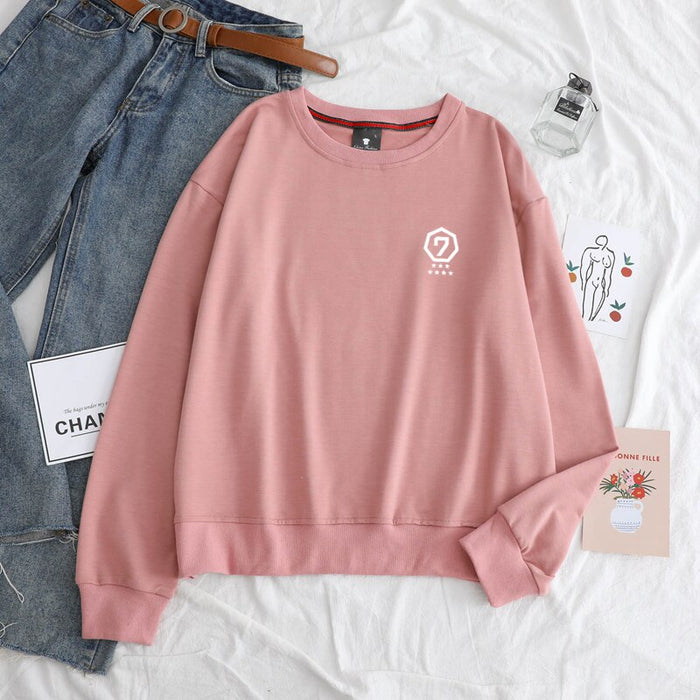 New Kpop GOT7 Fashion Design Men Women Hoodies Capless Sweatshirt Spring Autumn Long Sleeve Pullover Unisex Clothes