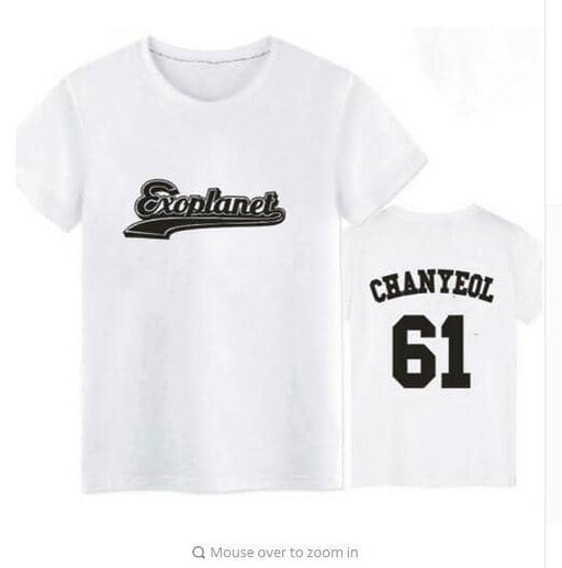 Kpop Newest New Planet No. 3 exo kpop EXO Xiumin Chanyeol Sehun Baekhyun summer t shirt women women k pop k-pop top Tees shirt Harajuku that you'll fall in love with. At an affordable price at KPOPSHOP, We sell a variety of New Planet No. 3 exo kpop EXO Xiumin Chanyeol Sehun Baekhyun summer t shirt women women k pop k-pop top Tees shirt Harajuku with Free Shipping.