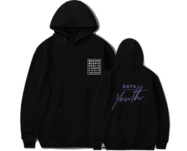 Kpop Newest New arrival Day6 Youth in EUROPE Album World Tour Hoodie kpop Harajuku Hooded Sweatshirt pullover streetwear that you'll fall in love with. At an affordable price at KPOPSHOP, We sell a variety of New arrival Day6 Youth in EUROPE Album World Tour Hoodie kpop Harajuku Hooded Sweatshirt pullover streetwear with Free Shipping.