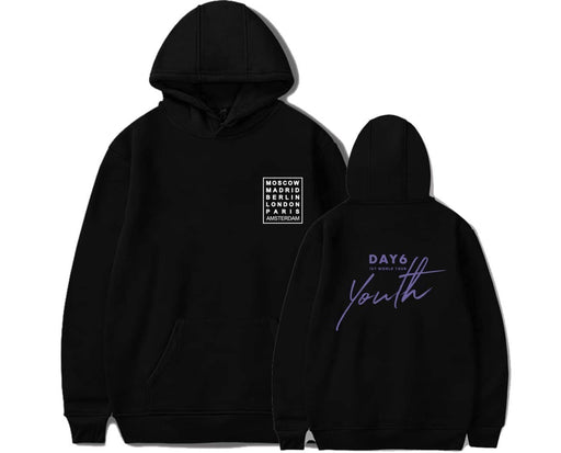 Kpop Newest New arrival Day6 Youth in EUROPE Album World Tour Hoodie kpop Harajuku Hooded Sweatshirt pullover streetwear that you'll fall in love with. At an affordable price at KPOPSHOP, We sell a variety of New arrival Day6 Youth in EUROPE Album World Tour Hoodie kpop Harajuku Hooded Sweatshirt pullover streetwear with Free Shipping.