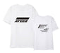 ateez member name kpop unisex loose t-shirt for top tees - Kpopshop
