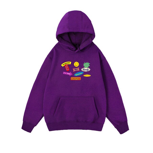 New arrival EXO baekhyun album delight same printing pullover hoodies kpop unisex fleece/thin loose sweatshirt
