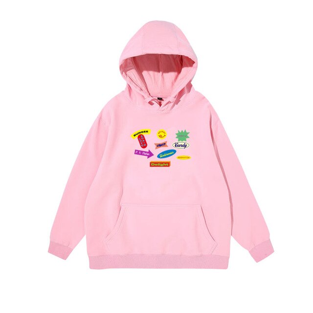 New arrival EXO baekhyun album delight same printing pullover hoodies kpop unisex fleece/thin loose sweatshirt