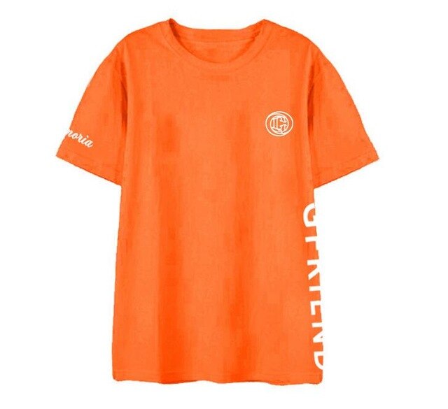 Kpop Gfriend same logo printing o neck unisex t shirt summer