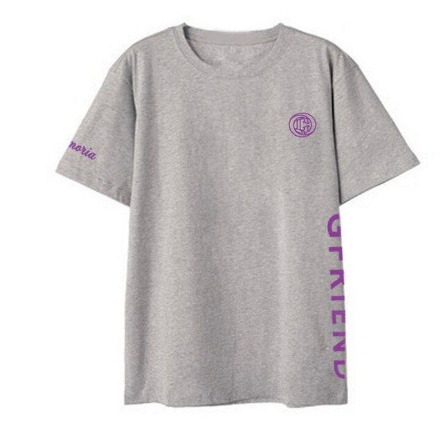 Kpop Gfriend same logo printing o neck unisex t shirt summer