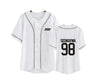 kpop ateez member name baseball for k-pop unisex loose t-shirt - Kpopshop