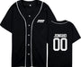 kpop ateez member name baseball for k-pop unisex loose t-shirt - Kpopshop