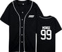 kpop ateez member name baseball for k-pop unisex loose t-shirt - Kpopshop