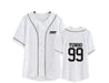 kpop ateez member name baseball for k-pop unisex loose t-shirt - Kpopshop