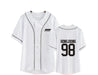 kpop ateez member name baseball for k-pop unisex loose t-shirt - Kpopshop