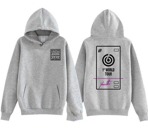 Kpop Newest New arrival kpop day6 world tour youth in europe same printing pullover hoodies fashion unisex fleece/thin loose sweatshirt that you'll fall in love with. At an affordable price at KPOPSHOP, We sell a variety of New arrival kpop day6 world tour youth in europe same printing pullover hoodies fashion unisex fleece/thin loose sweatshirt with Free Shipping.