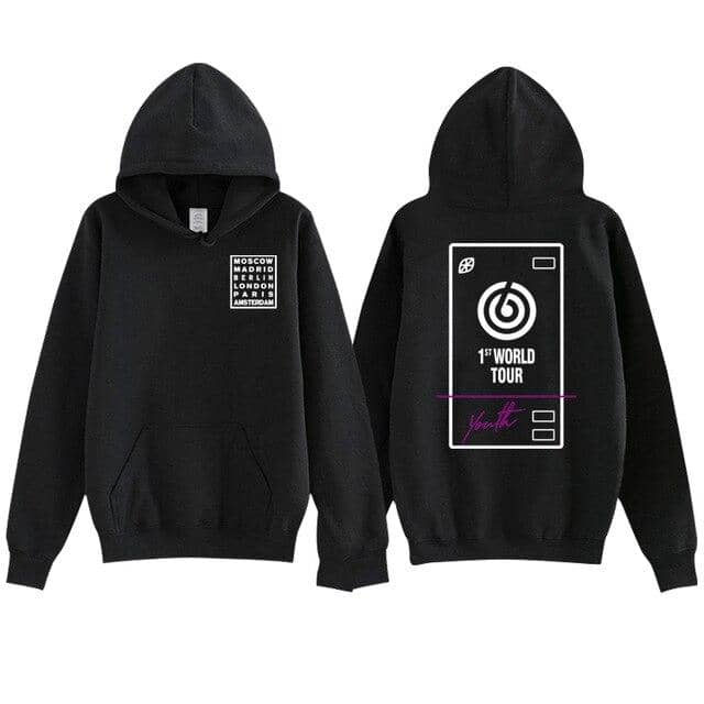 Kpop Newest New arrival kpop day6 world tour youth in europe same printing pullover hoodies fashion unisex fleece/thin loose sweatshirt that you'll fall in love with. At an affordable price at KPOPSHOP, We sell a variety of New arrival kpop day6 world tour youth in europe same printing pullover hoodies fashion unisex fleece/thin loose sweatshirt with Free Shipping.