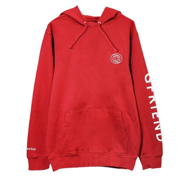 New arrival kpop gfriend member logo printing pullover fleece/thin hoodies unisex  supportive sweatshirt