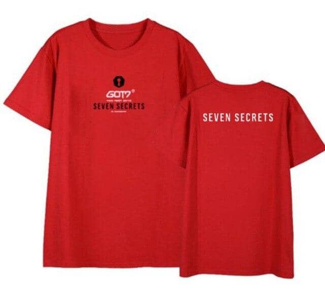 Kpop Newest New arrival kpop got7 seven secrets concert same printing o neck t shirt unisex summer short sleeve t-shirt that you'll fall in love with. At an affordable price at KPOPSHOP, We sell a variety of New arrival kpop got7 seven secrets concert same printing o neck t shirt unisex summer short sleeve t-shirt with Free Shipping.