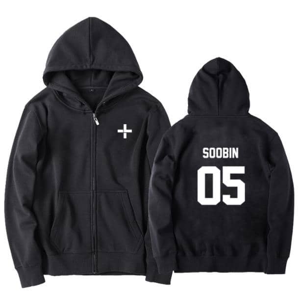 Kpop Newest New arrival txt tomorrow together member name printing zipper hoodie jacket kpop unisex fleece/thin loose black white sweatshirt that you'll fall in love with. At an affordable price at KPOPSHOP, We sell a variety of New arrival txt tomorrow together member name printing zipper hoodie jacket kpop unisex fleece/thin loose black white sweatshirt with Free Shipping.
