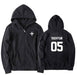Kpop Newest New arrival txt tomorrow together member name printing zipper hoodie jacket kpop unisex fleece/thin loose black white sweatshirt that you'll fall in love with. At an affordable price at KPOPSHOP, We sell a variety of New arrival txt tomorrow together member name printing zipper hoodie jacket kpop unisex fleece/thin loose black white sweatshirt with Free Shipping.