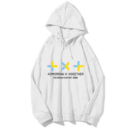 Kpop Newest New kpop TXT concert The Dream Chapter Star Hooded Sweatshirt Large size unisex pullovers Hoodie Harajuku Street sweatshirt that you'll fall in love with. At an affordable price at KPOPSHOP, We sell a variety of New kpop TXT concert The Dream Chapter Star Hooded Sweatshirt Large size unisex pullovers Hoodie Harajuku Street sweatshirt with Free Shipping.