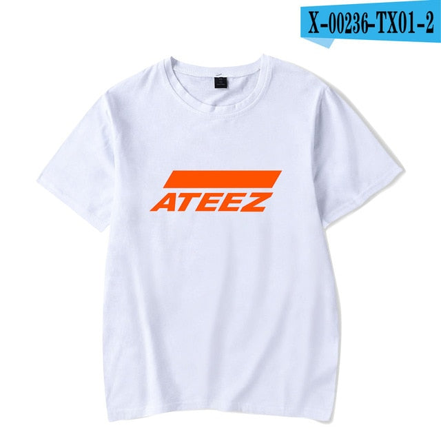 New kpop group ATEEZ T-shirt Tops Hongjoong Seonghwa Yunho Yeosang San Mingi Wooyoung Jongho ATEEZ A TEEnager Z - Kpopshop