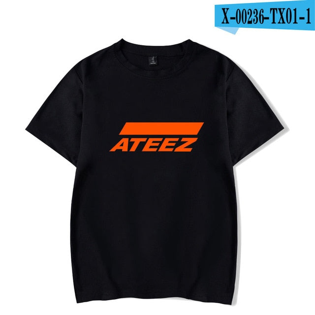 New kpop group ATEEZ T-shirt Tops Hongjoong Seonghwa Yunho Yeosang San Mingi Wooyoung Jongho ATEEZ A TEEnager Z - Kpopshop