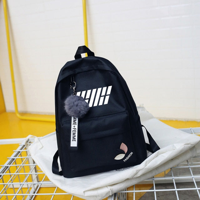 Stray Kids Seventeen Ikon Bangtan Boys Bookbag Back Pack TXT Backpack Sac A Dos  School Bag Pack for Teenager Women