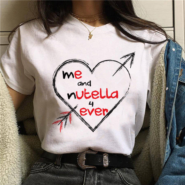 Kpopshop Originals - Nutella Women 90s T-Shirt - Kpopshop