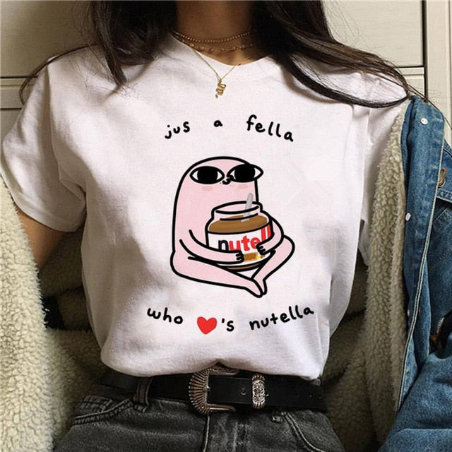 Kpopshop Originals - Nutella Women 90s T-Shirt - Kpopshop