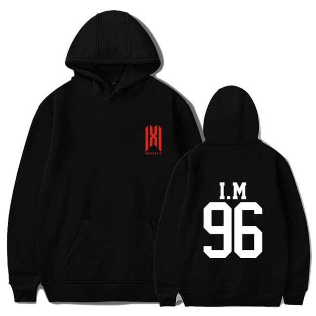 Monsta X World Tour MonstaX Member Name Hoodies KPOP Hooded Pullovers
