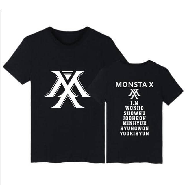 Kpop Newest Plus Size XXS-4XL Korean Fashion Summer T Shirt Women Tshirt KPOP MONSTA X T-Shirt Women Tops Tee Shirt Femme Tumblr Clothing that you'll fall in love with. At an affordable price at KPOPSHOP, We sell a variety of Plus Size XXS-4XL Korean Fashion Summer T Shirt Women Tshirt KPOP MONSTA X T-Shirt Women Tops Tee Shirt Femme Tumblr Clothing with Free Shipping.