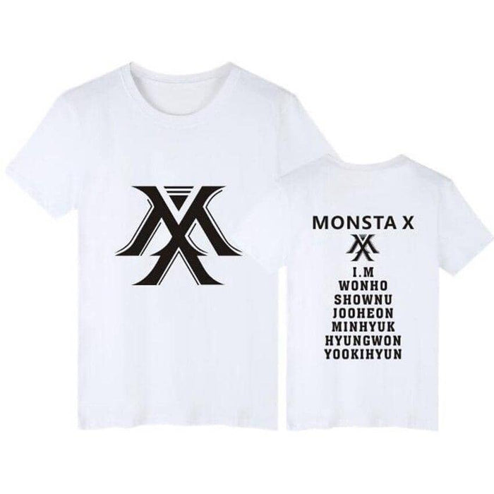 Kpop Newest Plus Size XXS-4XL Korean Fashion Summer T Shirt Women Tshirt KPOP MONSTA X T-Shirt Women Tops Tee Shirt Femme Tumblr Clothing that you'll fall in love with. At an affordable price at KPOPSHOP, We sell a variety of Plus Size XXS-4XL Korean Fashion Summer T Shirt Women Tshirt KPOP MONSTA X T-Shirt Women Tops Tee Shirt Femme Tumblr Clothing with Free Shipping.