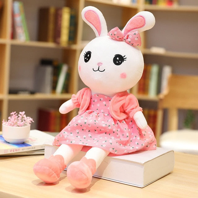 Rabbit Plush Toys Kawaii Girl Bunny Toy Child Soft Stuffed Dolls Baby Cute Stuff Doll Kawaii Plush Toy for Kids Brithday Gifts