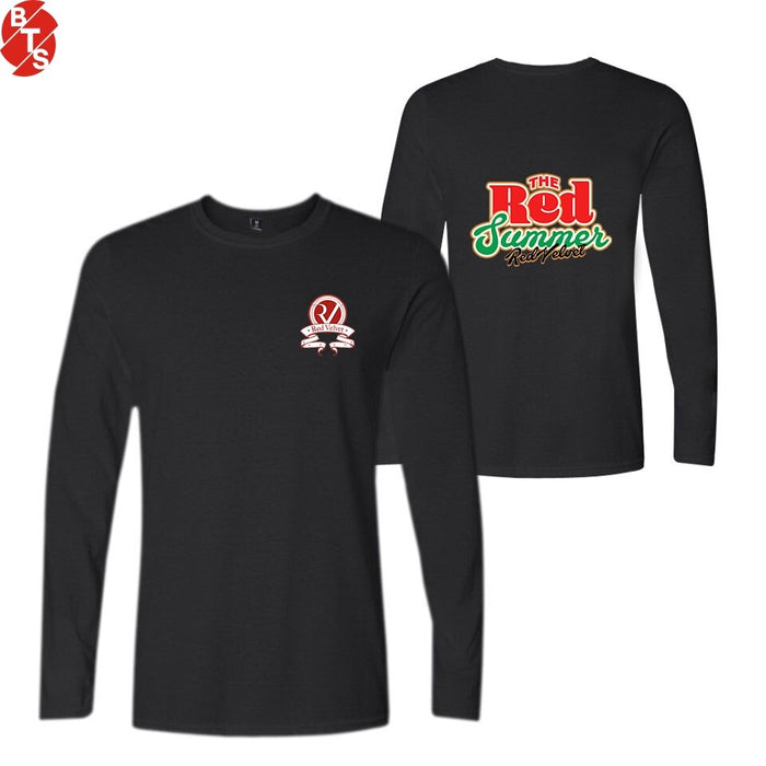 Red Velvet Kpop Fashion Printed Long Sleeve T-shirts Women/Men Trendy Streetwear T-shirts 2021 Casual Fans Tee Shirts Plus Size
