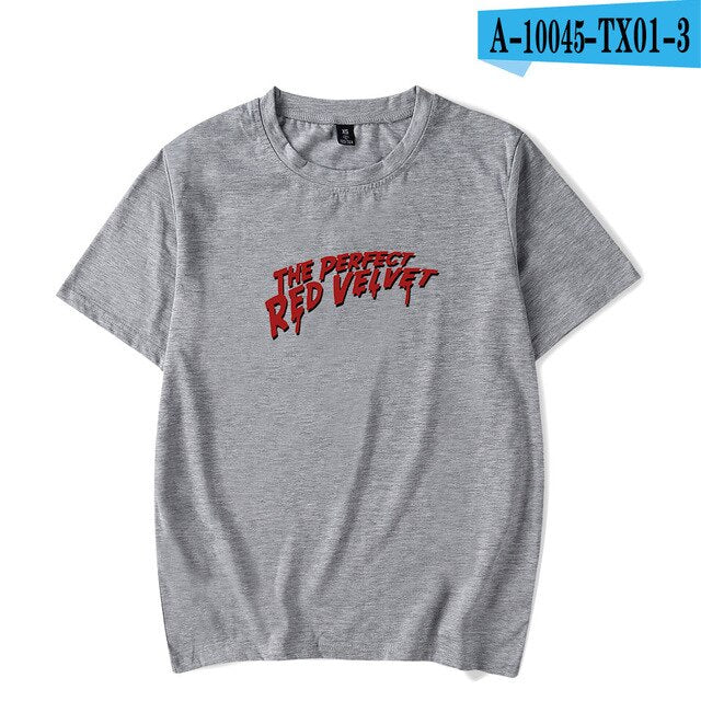 Red Velvet Kpop Fashion Printed Summer T-shirts Women/Men Short Sleeve Trendy Streetwear T-shirt 2021 Casual Fans Tee Shirts