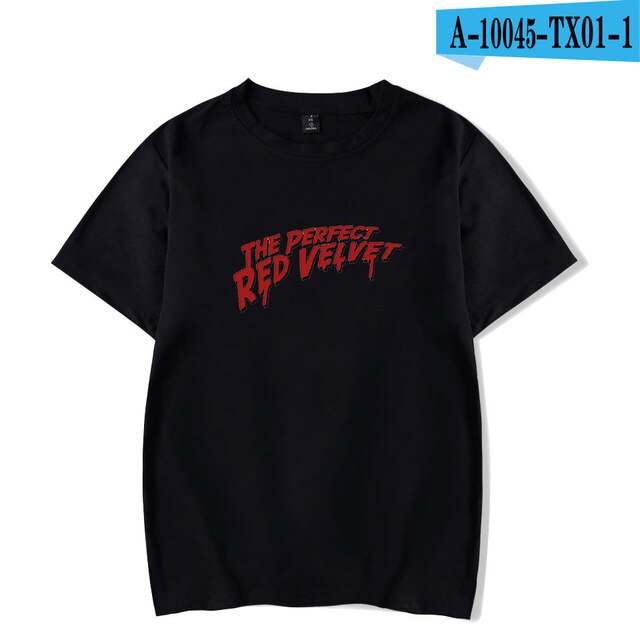 Red Velvet Kpop Fashion Printed Summer T-shirts Women/Men Short Sleeve Trendy Streetwear T-shirt 2021 Casual Fans Tee Shirts