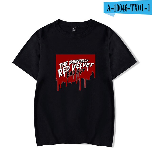 Red Velvet Kpop Fashion Printed Summer T-shirts Women/Men Short Sleeve Trendy Streetwear T-shirt 2021 Casual Fans Tee Shirts