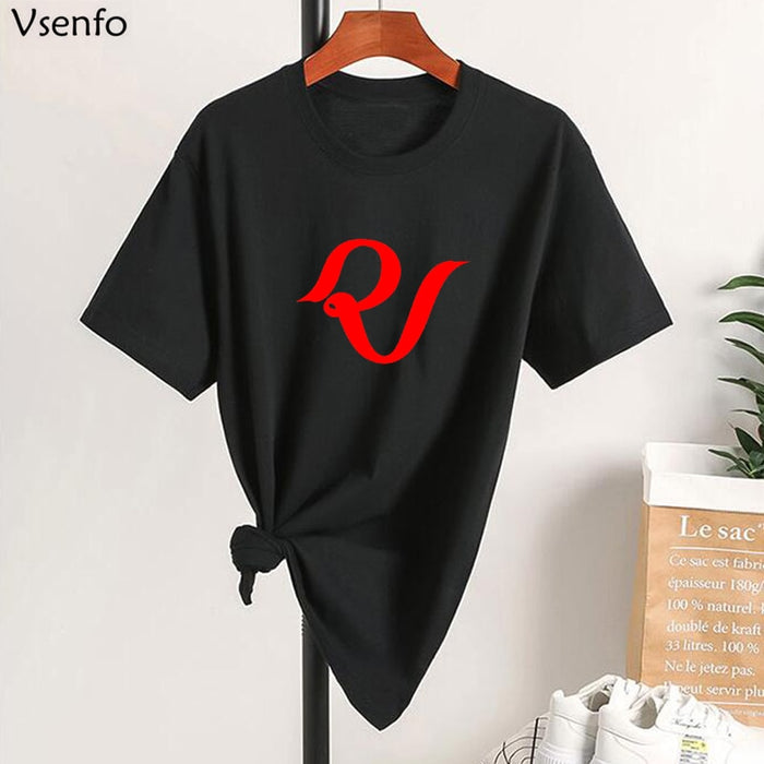 Red Velvet Ribbon T-Shirt Women Men Korean Fashion Kpop Cotton Short Sleeve Graphic T Shirts Unisex O Neck Tops