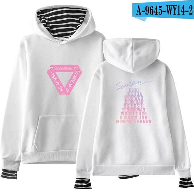 SEVENTEEN Kpop New Album Fashion Hoodies Popular Spring/Autumn Warm Cool Long Sleeve Women/Men