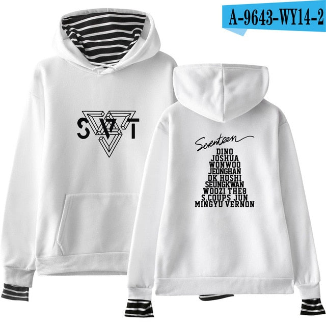 SEVENTEEN Kpop New Album Fashion Hoodies Popular Spring/Autumn Warm Cool Long Sleeve Women/Men