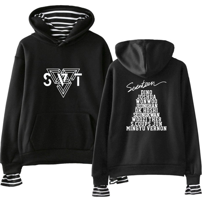 SEVENTEEN Kpop New Album Fashion Hoodies Popular Spring/Autumn Warm Cool Long Sleeve Women/Men
