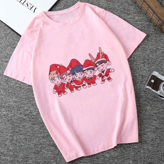 Seventeen T-Shirt 95s Aesthetics Print Casual Short Sleeve Streetwear Women Top